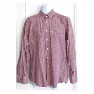 Men’s Uniqlo gingham cotton shirt, Size M